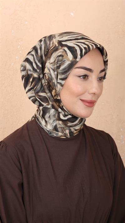 Locella Soft Pamuk Eşarp Haki