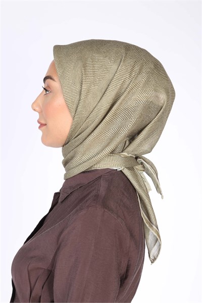 Locella Soft Pamuk Eşarp Yeşil