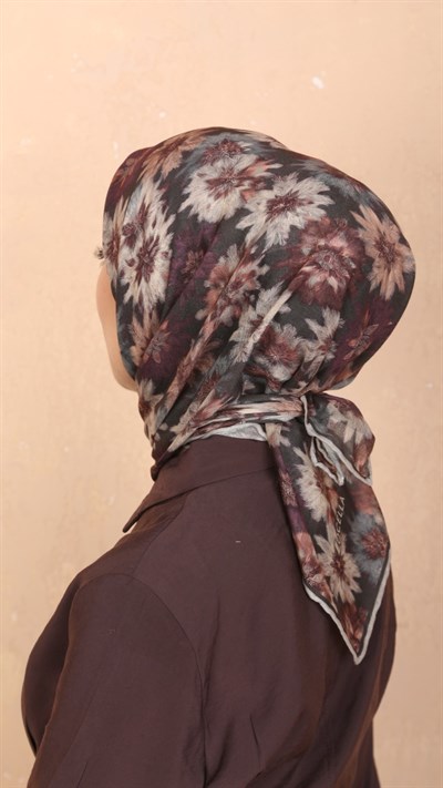 Locella Soft Pamuk Eşarp Koyu Haki