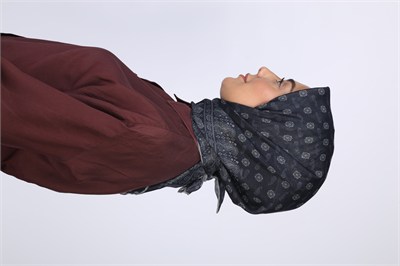 Locella Soft Pamuk Eşarp Lacivert