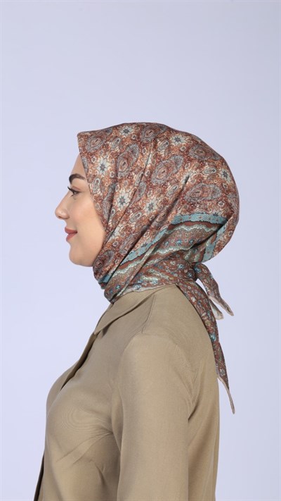 Locella Soft Pamuk Eşarp Taba