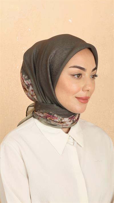 Locella Soft Pamuk Eşarp Yeşil