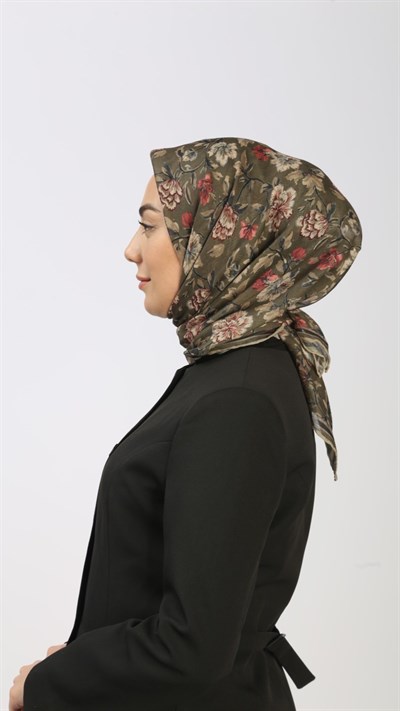 Locella Soft Pamuk Eşarp Yeşil