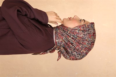 Locella Soft Pamuk Eşarp Bordo