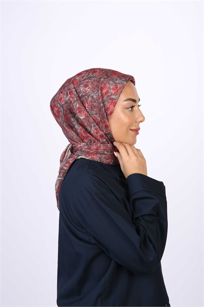 Locella Soft Pamuk Eşarp Mercan