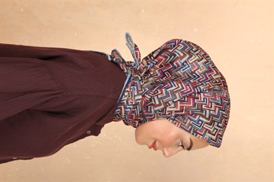 Locella Soft Pamuk Eşarp Lacivert