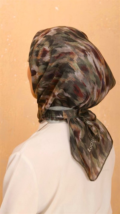 Locella Soft Pamuk Eşarp Yeşil