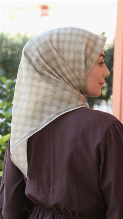 Locella Soft Pamuk Eşarp Soft Yeşil-3