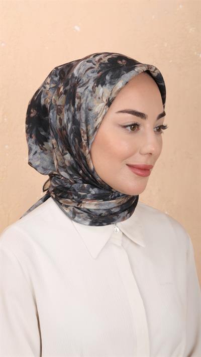 Locella Soft Pamuk Eşarp Siyah