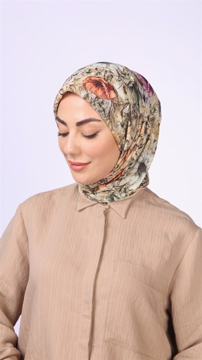 Locella Soft Pamuk Eşarp Kum Beji