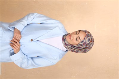 Locella Soft Pamuk Eşarp Petrol Mavisi