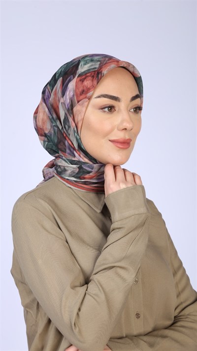 Locella Soft Pamuk Eşarp Orange