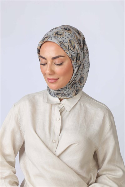 Locella Soft Pamuk Eşarp Gri