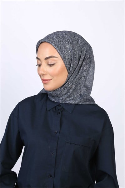 Locella Soft Pamuk Eşarp Lacivert