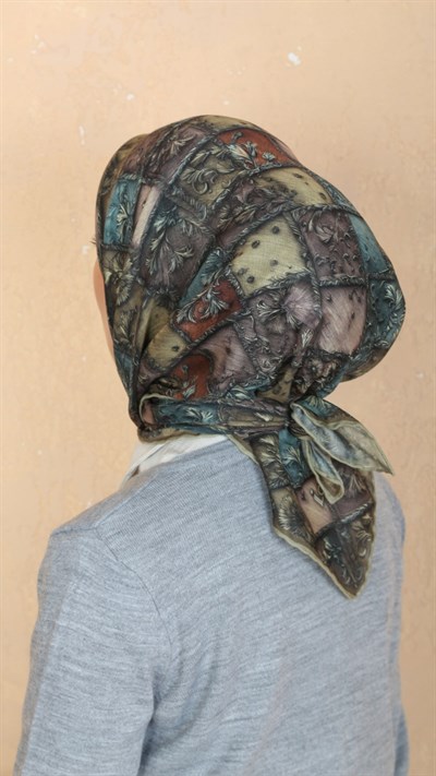 Locella Soft Pamuk Eşarp Yeşil