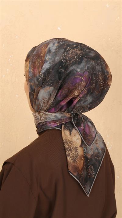 Locella Soft Pamuk Eşarp Siyah