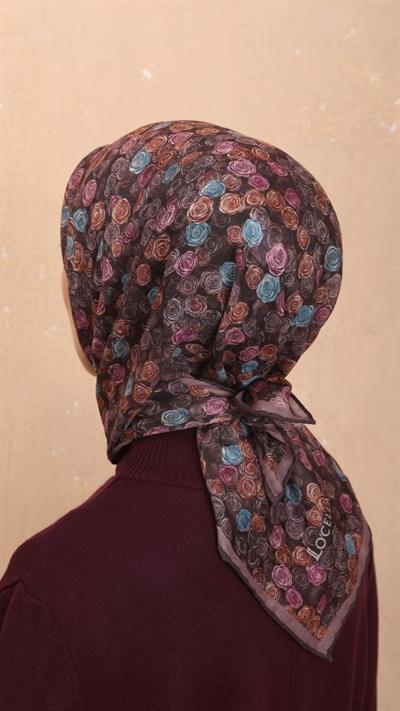 Locella Soft Pamuk Eşarp Kakao