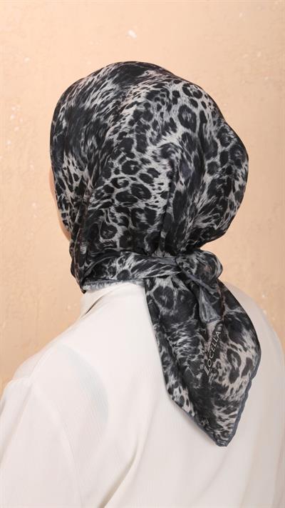 Locella Soft Pamuk Eşarp Gri