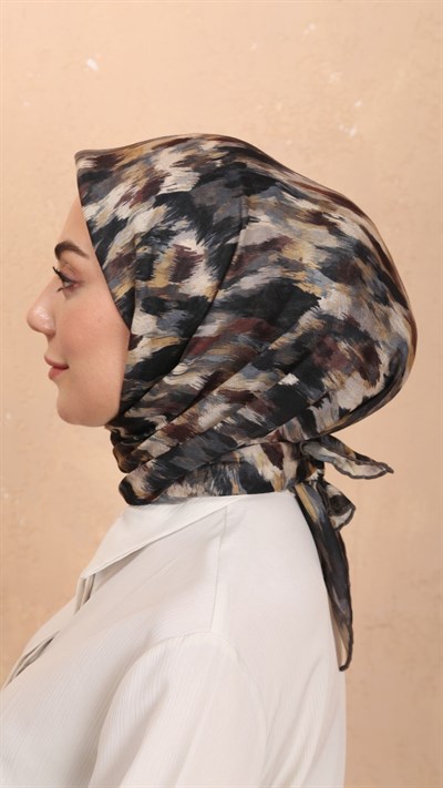 Locella Soft Pamuk Eşarp Siyah