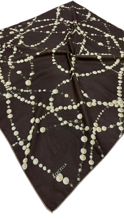 Locella Soft Pamuk Eşarp Kahve