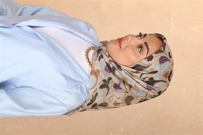 Locella Soft Pamuk Eşarp Krem