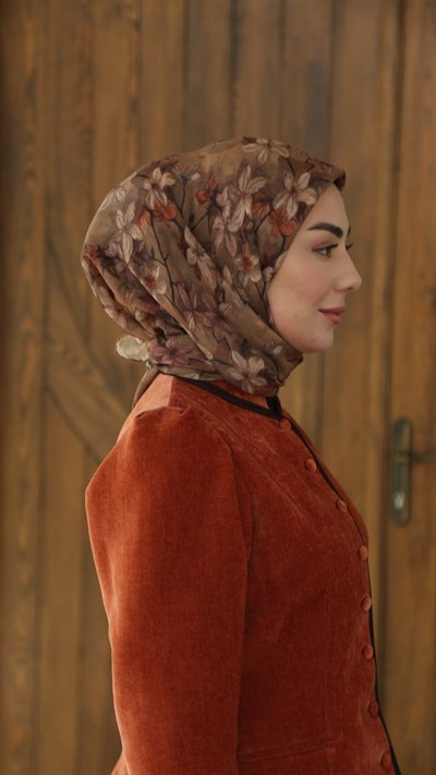 Locella Soft Pamuk Eşarp Camel