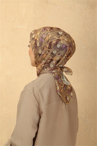 Locella Soft Pamuk Eşarp Yeşil