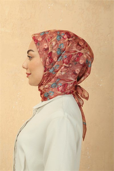 Locella Soft Pamuk Eşarp Pastel Turuncu