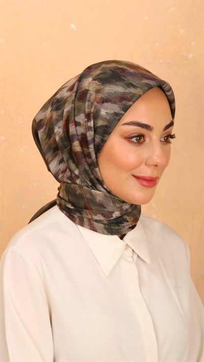 Locella Soft Pamuk Eşarp Yeşil