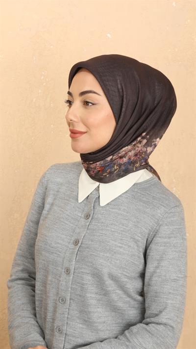 Locella Soft Pamuk Eşarp Kahve