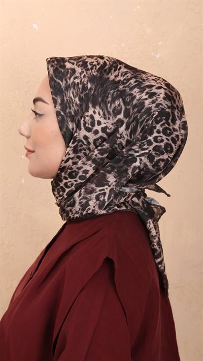 Locella Soft Pamuk Eşarp Kahve