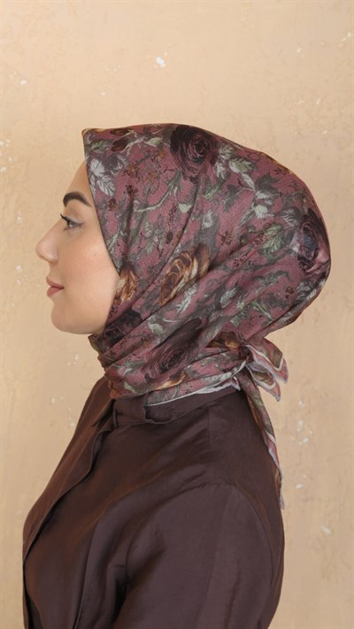 Locella Soft Pamuk Eşarp Rose