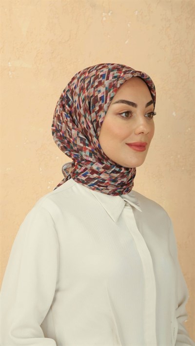 Locella Soft Pamuk Eşarp Çok Renkli