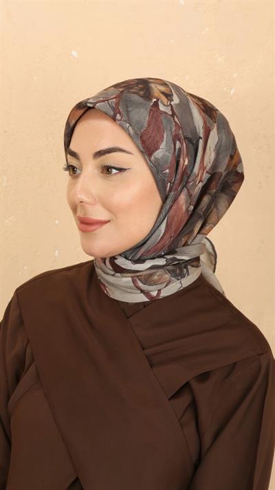 Locella Soft Pamuk Eşarp Taş