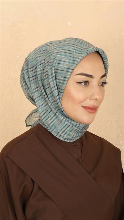 Locella Soft Pamuk Eşarp Su Yeşili