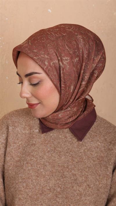 Locella Soft Pamuk Eşarp Tarçın