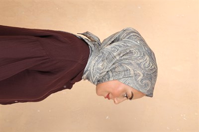 Locella Soft Pamuk Eşarp Gri