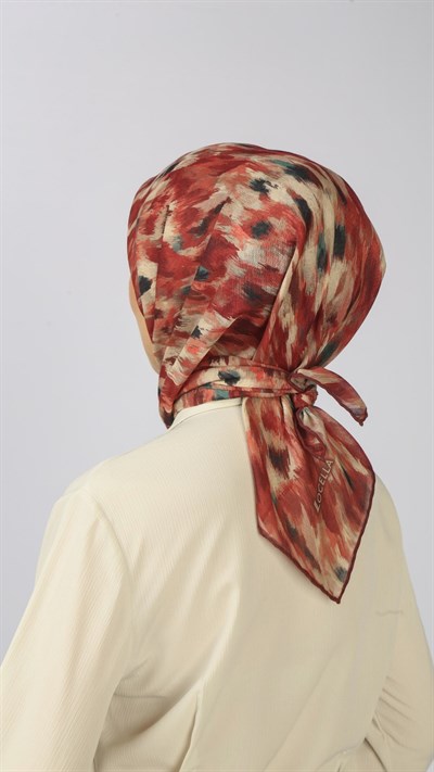 Locella Soft Pamuk Eşarp Kırmızı