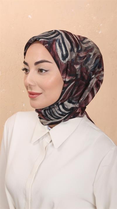 Locella Soft Pamuk Eşarp Bordo