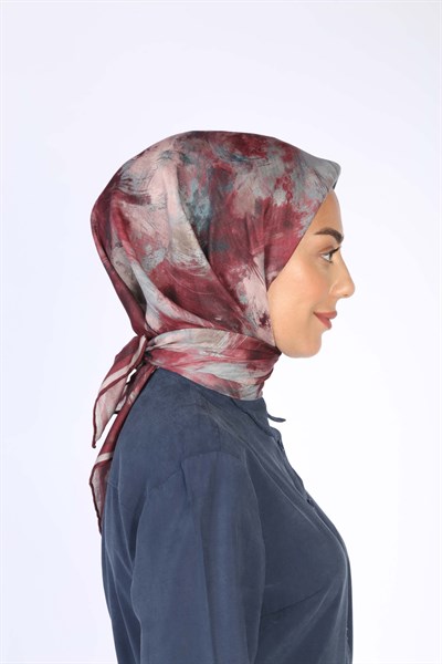 Locella Soft Pamuk Eşarp Mürdüm
