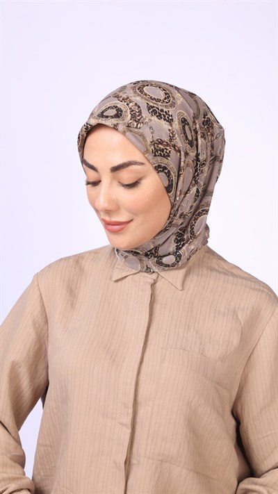 Locella Soft Pamuk Eşarp Vizon