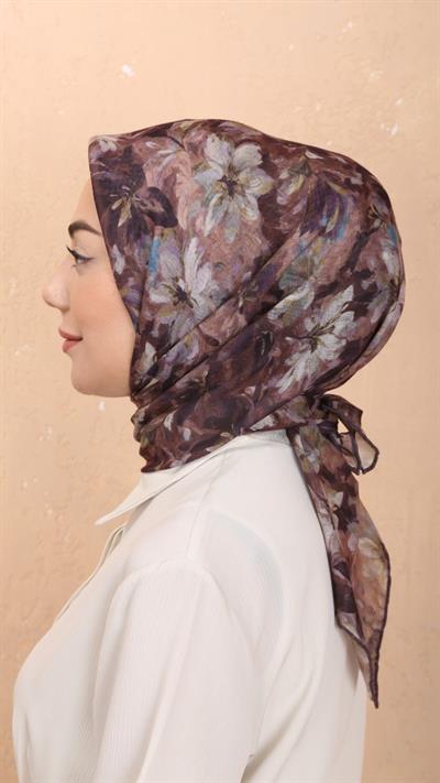 Locella Soft Pamuk Eşarp Gül Kurusu
