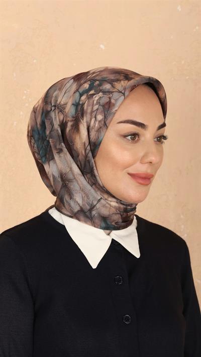 Locella Soft Pamuk Eşarp Kahve