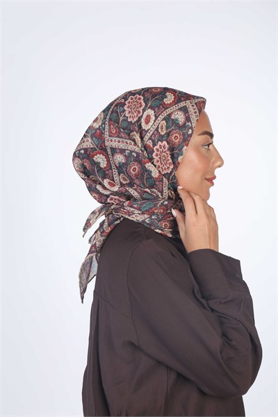 Locella Soft Pamuk Eşarp Mürdüm