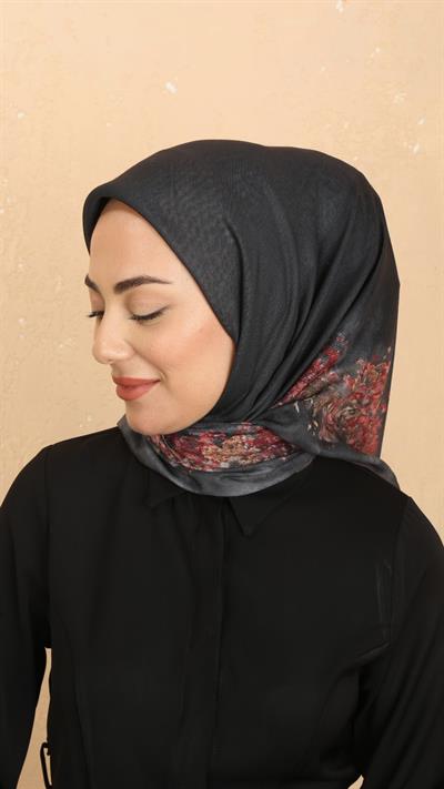 Locella Soft Pamuk Eşarp Antrasit