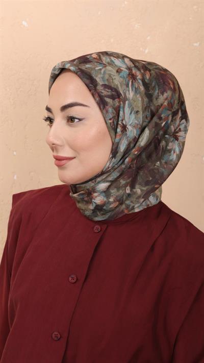 Locella Soft Pamuk Eşarp Yeşil