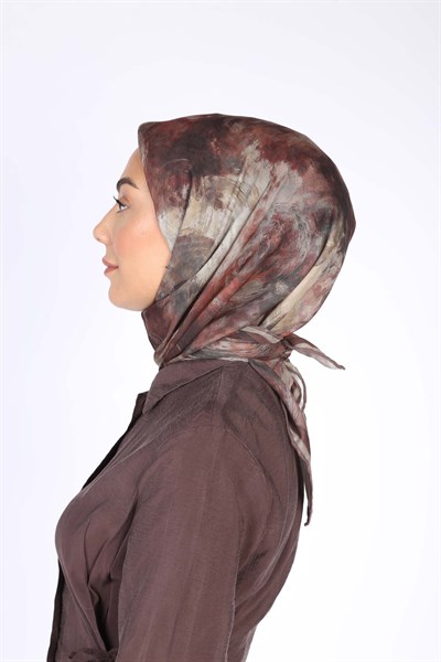 Locella Soft Pamuk Eşarp Bordo