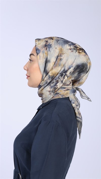 Locella Soft Pamuk Eşarp Gri