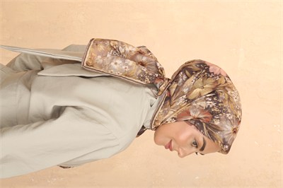 Locella Soft Pamuk Eşarp Vizon Kahve