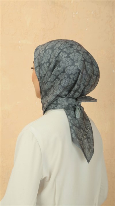 Locella Soft Pamuk Eşarp Gri